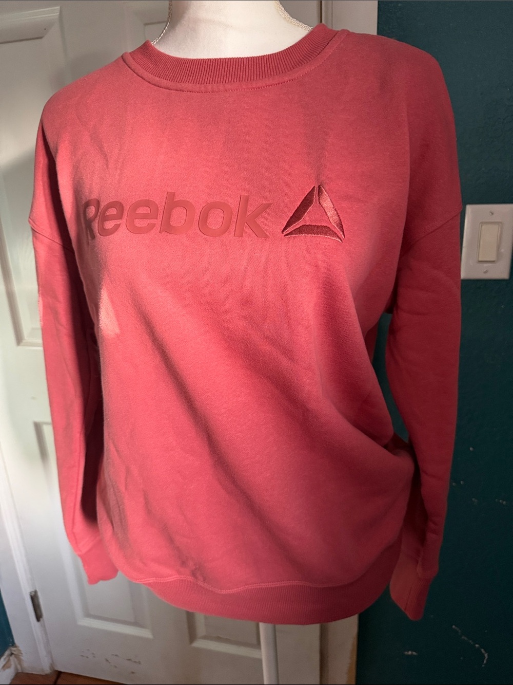Reebok Men's Crewneck Sweatshirt - Dusty Rose